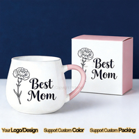 Mug en céramique personnalisé, grande capacité, en porcelaine, cadeau pour maman, fête des mères