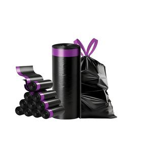 ถุงขยะสำหรับครัวขนาด 45 * 45 ซม. ยี่ห้อ Huamaohengchun ทนทาน แข็งแรง ป้องกันการรั่วซึมและการเจาะขาด สีดำ - Product Image 6