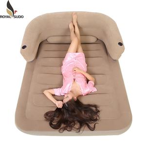 Cama de aire inflable de pvc, sofá cama con reposabrazos, marrón, x 67cm - Product Image 6