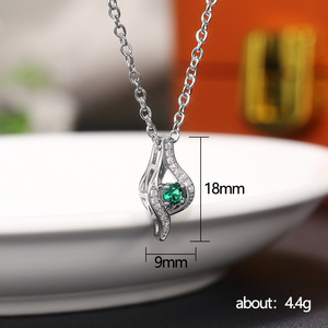 Collana con Ciondolo a Cuore Multicolore per Donne, Elegante Catena per Clavicola, Gioiello di Moda Quotidiana - Product Image 6