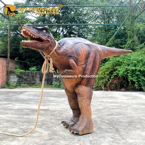 Mi DINO adultos T- rex traje de Navidad Mundo Jurásico dinosaurio inflable trajes de Cosplay