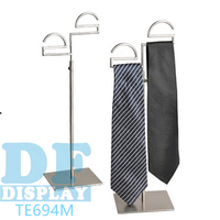 Présentoir à cravates de table, présentoir réglable, organisateur de ceinture en métal de haute qualité, cintre rotatif à cravates