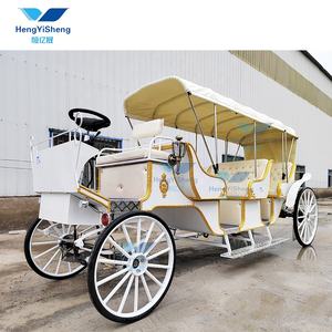 <span class=keywords><strong>2023</strong></span> nuevo lujo tres filas de asientos turismo Victoria carruaje tirado por caballos/histórico carruaje eléctrico real para <span class=keywords><strong>Festival</strong></span> - Product Image 1