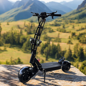 11inch C Type Shock Foldable Dual Motor Geofought R6 Scooter 60V 40Ah Lithium Battery 80-120km Long <b>Range</b> Electric Scooter - Product Image 1