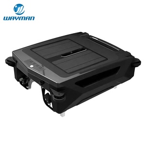 Robot per la Pulizia della Superficie della <span class=keywords><strong>Piscina</strong></span> ad Energia Solare, Skimmer Automatico ed Ecologico per una Facile Manutenzione - Product Image 1