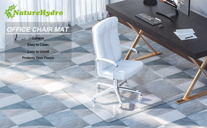 Tapis de chaise transparent en PET pour tapis de <span class=keywords><strong>protection</strong></span> de la maison et du bureau, tapis carré en plastique, tapis de chaise de bureau pour tapis - Product Image 2