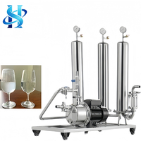 Machine de filtration de liquides pour les grandes et petites entreprises – Filtres à vin pour éliminer la amertume et filtrer le vin de raisin jaune et le vin de riz vieilli