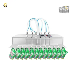 FillinMachine 6 Máquina de enchimento de sacos de suporte para bebidas Máquina de enchimento de refrigerantes e sal é simples de operar