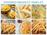 Ligne de production automatique de frites croustilles friture machine à grignoter les croustilles au meilleur prix
