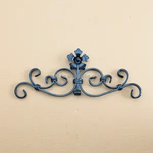 Accesorios decorativos de puerta de hierro forjado paneles de valla ornamentales roseta de hierro forjado