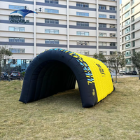 Tente tunnel gonflable géante et durable pour événements extérieurs, garages de fête, salons professionnels - Vente chaude directe usine