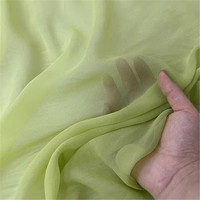 Tissu en Georgette de Soie Naturelle 100% de 10 mm, 54 pouces, Tissé, de Bonne Qualité, pour Robe d'Été Femme GGT