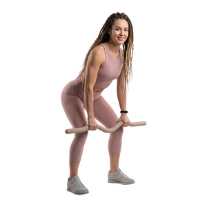 Set de Pilates Plegable de Alta Calidad con Logo Personalizado y Tapete de Yoga de Caucho Natural Grueso, Tapete de Ejercicio al por Mayor para Mujeres - Product Image 5