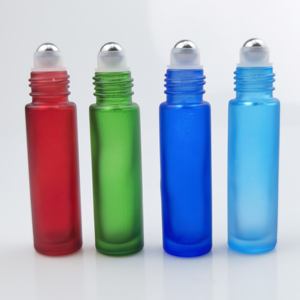 Flacon roll-on en verre électroplaqué de 10 ml, tube élégant, vide, pour pulvérisation - Product Image 5