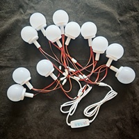 DC12V Bottom Out Caché Ligne Miroir Led Maquillage Vanité Miroir Lumière Kit 10/12 Dimmable Vanity Lumières Ampoules Vanity Set