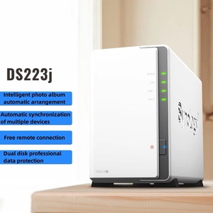 Serveur de stockage NAS USB double disque quatre cœurs DS223j, 4 unités d'origine, 1 Go, DS223j - Product Image 3