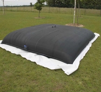 Réservoir Souple Pliable et Rétractable en Tissu Bâche PVC/TPU, Grand Carré, pour le Stockage d'Eau Agricole