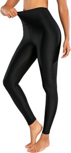 <span class=keywords><strong>Leggings</strong></span> da Yoga a Vita Alta per <span class=keywords><strong>Donna</strong></span> Sghenr, Controllo Pancia, Elastico in Vita, Spandex/Nylon, Tinta Unita Lucida - Product Image 2