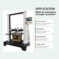 Testeur de résistance à la compression des cartons ondulés Computer Servo, précision 0,1 %, équipement de laboratoire BCT pour essai de compression de boîtes