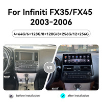 ZWNAV Écran 12,3 pouces Android 15 pour Infiniti Fx35 Fx45 2003-2006 Carplay Auto Autoradio Stéréo Lecteur Multimédia DSP GPS 4G OEM