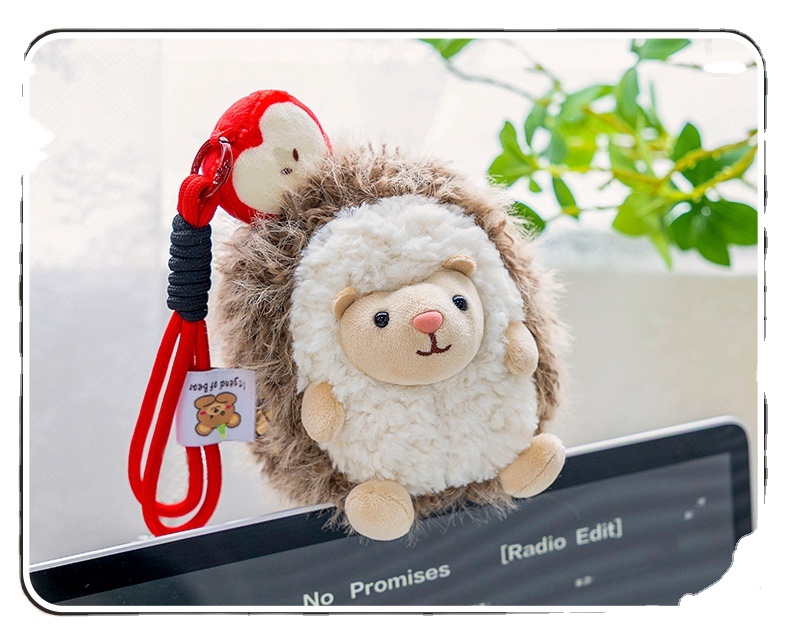 hedgehog keychain