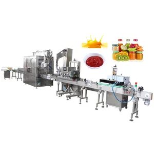 Automatic Bottle Liquid Paste Filler Jar Bottling Canning Filling Capping Machine