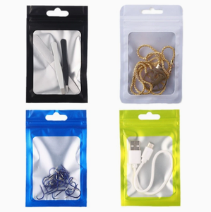 Sacs refermables de couleur macaron, sacs refermables pour bijoux ou aliments, sacs auto-scellants pour maquillage au meilleur prix - Product Image 2
