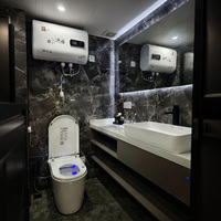 Maison préfabriquée en capsule spatiale personnalisable à double couche, résidence modulaire, utilisation optimale de l'espace, micro-maison minuscule, hôtel