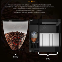 Robot à café commercial TCN chaud et glacé, distributeur automatique entièrement automatique pour le café, grande capacité pour la vente aux entreprises en Europe