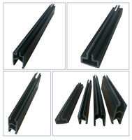 Bande de rupture thermique en PA66 GF25 renforcée de fibres de verre, rainure H11, faible conductivité thermique, modèle RF-H11*14 pour mur-rideau en aluminium