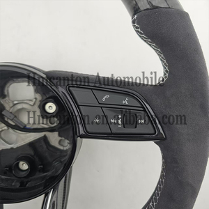 Volante de Fibra de Carbono Alcantara Más Popular para Modelos Audi A3 A4 A4L A5 A7L A8 Q5 Q7 B9 A6 R8 - Product Image 4