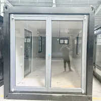 Modernes Falt container haus Bewegliches Miniatur-Falt kasten haus Modulares Falthaus ist für den vorübergehen den Gebrauch geeignet.