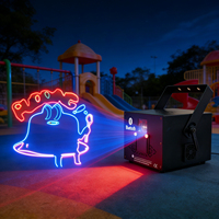 Projecteur laser LED RGB 3W pour scène, discothèque, fête, avec contrôle sonore, équipement DJ pour boîte de nuit/KTV, piste de danse/mariage