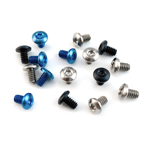 Tornillos de Cabeza Cilíndrica Métricos M2.5, Rosca Estándar, Fijaciones de Accionamiento Redondo, Azul, Negro, Plateado, para Montaje de Equipos - Product Image 4