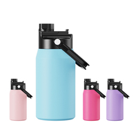 Gepersonaliseerde logo dubbelwandige vacuüm geïsoleerde roestvrijstalen tumbler 1,8L inhoud voor kamperen, populaire thermosbeker