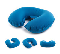 Haute qualité voyage Air Inflation U en forme de cou oreiller de soutien du cou cou cou fin cou oreiller extérieur pour tente