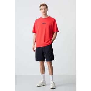 Ensemble de shorts oversize en coton bleu marine pour homme Fiesta 85259 - Product Image 2