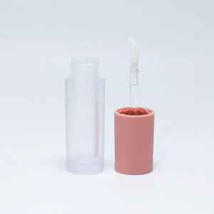 Wholesale Cute 3ml <b>Mini</b> Pink Clear Frosted Round Empty Lip Gloss Tint Wand Tube Cosmetic Lipgloss Tubes Bottle Containers - Product Image 5
