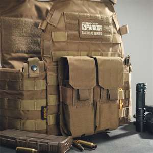 Fábrica personalizada 500D Nylon Molle táctico doble <span class=keywords><strong>M4</strong></span> revista bolsa AK <span class=keywords><strong>M4</strong></span> Mag bolsa chaleco al aire libre Accesorios - Product Image 5