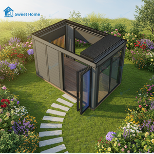 Nouvelle promotion Sweet Home : Pergola extérieure imperméable, style tendance, moderne, sur mesure, au design actuel, pour ombrage de toit. - Product Image 2