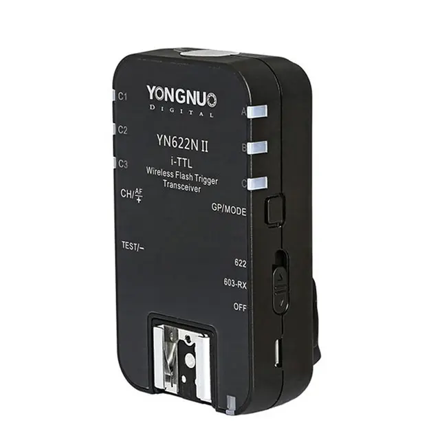 YONGNUO Wireless TTL Flash Trigger Transceiver YN622N II High-speed Flash trigger for Nikon Camera with flash light shooting