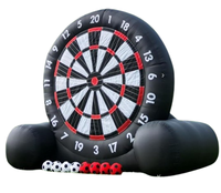 Jeu de sport gonflable de football avec fléchettes, en bâche PVC 0,55 mm, taille et couleur personnalisables, comprenant un souffleur et des kits de réparation