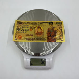 Envío gratis Japón 10000 yenes Anime Manga <span class=keywords><strong>SlamDunk</strong></span> plástico 24K hoja de oro billete - Product Image 6