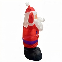Décoration de Noël gonflable extérieure de 8 pieds en PVC écologique avec éclairage LED, modèle NCH22043