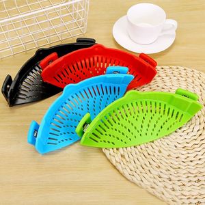 Kitchen Silica Gel Pot Edge <b>Vegetables</b> Pour Household Filter Water Surface Strip Drain Device - Product Image 5