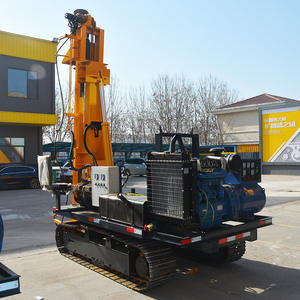Ensemble générateur photovoltaïque, ponceuse à poteaux, usine de fondations solaires, forage en spirale, chenille, ponceuse à poteaux photovoltaïque de montagne - Product Image 3