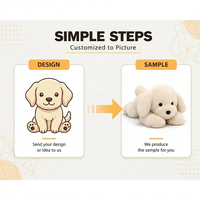 Produttore di Giocattoli in Peluche Personalizzati a Forma di Cucciolo, Prototipazione Rapida, Bambola Morbida a Forma di Cane, Mascotte Commerciale, Produzione in Serie, Basso MOQ, OEM ODM