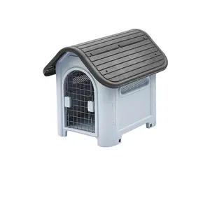2023 Fashionable Pet Shelter Plastic Insulated Outdoor Large Dog House All Seasons Universal Kennel