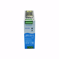 Alimentation électrique à découpage industrielle sur rail DIN à sortie unique NDR-120-12 120W 10A 12V 100-240V Entrée 85% d'efficacité