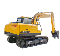 Mini-pelle compacte ZG135S de 13,5 tonnes avec godet de 0,55 m³, très bien notée, pour l'aménagement paysager, l'irrigation agricole et les travaux d'infrastructure rurale